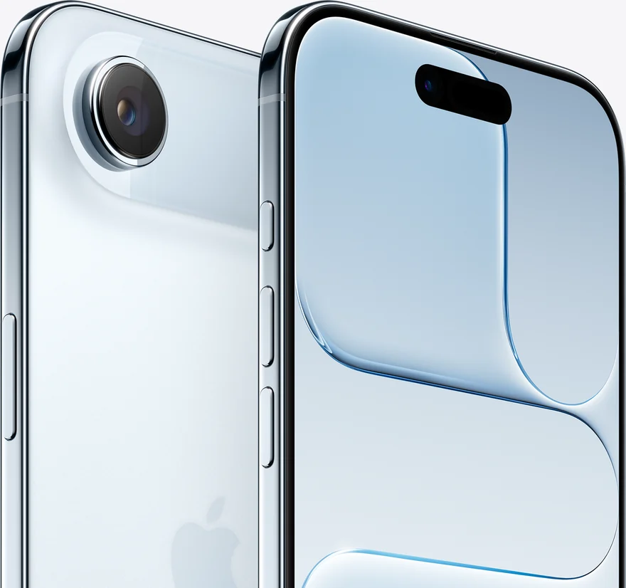 iPhone Air крупным планом: камера и экран