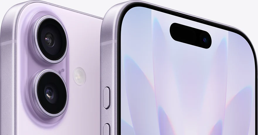 Камеры и экран iPhone 17 крупным планом